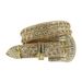 Women's Belts buckle new rhinestone belt for women, cross-border fashion edge bead decorative belt, punk jeans European and American belt_viptrois.com