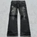 Y2K Gewaschene Jeans Gothic Retro Micro Flared Double Waisted Lace Up Hosen Männer Frauen Streetwear Hohe Qualität Design Sinn Hosen_viptrois.com
