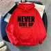 Men's Clothing Women's Winter Hooded Sweatshirt With Letter Print, Fashionable Loose Fit Fleece-Lined Pullover For Casual Wear_viptrois.com
