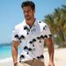 Men's Clothing Casual Fashion Fresh And Simple Summer Short Sleeved Button Polo Shirt_viptrois.com