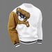 2024 Spring And Autumn Fashion Round Neck Bear Embroidered Fleece Sweatshirt_viptrois.com