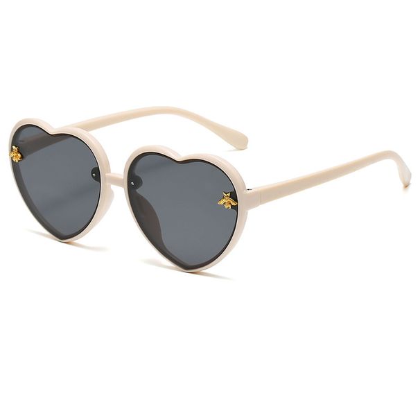 Kids'sunglasses New fashion children's love sunglasses baby men and women UV protective sunglasses children personality sunglasses_viptrois.com