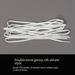 Lace Silver Shoelaces Ballet Style Suitable For Forrest Gump Shoes Silver Casual Sports Shoes With Ropes A Pair_viptrois.com