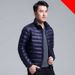 A Short, Large-sized, Lightweight, Cold-proof And Warm White Duck Down Stand-up Collar Jacket For Men In Autumn And Winter_viptrois.com
