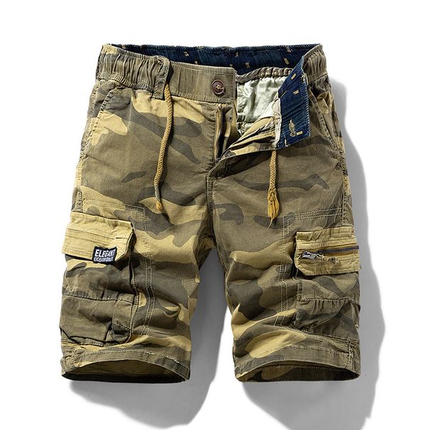 Men's New Summer Camouflage American-style Street Outdoor Work Pants With Stretch Fabric_viptrois.com