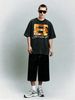 Relaxed Heavyweight Washed Fun Animal Cotton T-Shirt Men's Casual Streetwear Tee_viptrois.com