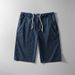 Men's Clothing Summer And Autumn Men's Linen Shorts Cotton And Linen Men's Loose Solid Color Casual Pants Thin Linen Five Point Pants_viptrois.com