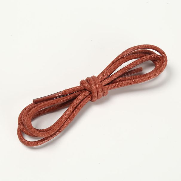 Shoe Accessories round thin wax rope waterproof cotton shoelaces suitable for business leather shoes Oxford shoes Derby shoes high top Martin boots_viptrois.com