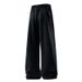 Men's Clothing Elastic Waist Trend European And American Version Solid Color Simple Spring And Autumn Sports Straight Casual Trousers_viptrois.com