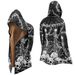 2024 New Skeleton Element Hoodie With Brown Thick Velvet Coat Zipper Patch Bag Warm Cotton_viptrois.com