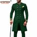 Men's clothing African men slim two piece set_viptrois.com