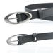 oval alloy pin buckle women's belt decoration dress suit jeans simple versatile belt_viptrois.com