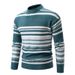 "Men's Crew Neck Pullover Sweater – Plus Size Casual Knitwear, Soft & Warm Autumn/Winter Base Layer (M-XXXL)"_viptrois.com