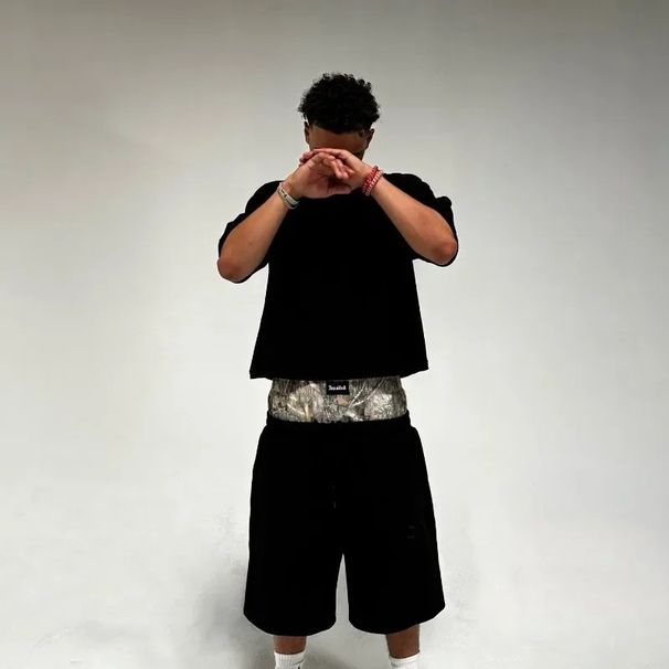 Men's Clothing Retro Double Waist Shorts Men's Loose Fashion High Street European And American Trendy Casual Short Sweatpants_viptrois.com