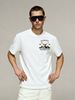 2026 Summer New Men's Short Sleeve Tee, Nordic Reindeer & Mountain Pattern With NORDIC EXPEDITION Print, Loose Trendy Casual Daily Top_viptrois.com