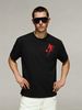 Summer New Short-sleeved T-shirt, Men's Basketball Player Silhouette Creative Printing Half-sleeved Youth Trend Versatile Casual Loose Base_viptrois.com