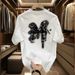 Short Sleeved Men's Summer Brand, Loose Casual T-shirt, Korean Version, Fashionable And Trendy Couple Clothing_viptrois.com