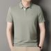 Seamless Polo Shirt For Men – Breathable & Quick-Dry Short-Sleeve Top (M-4XL, Moisture-Wicking, Business Casual, Classic Fit)_viptrois.com