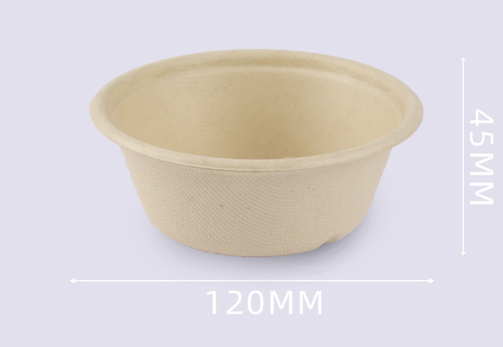 Disposable Biodegradable Tableware Dinner Cake Food Grade Picnic BBQ Bowls Paper Plates Household_viptrois.com