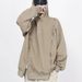 Star Zipper Hoodie Jacket For Men, Autumn Vintage Loose Top_viptrois.com