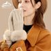 Women's Gloves New Cashmere Gloves Women's Winter Outdoor Cold Proof Touch Screen Gloves Double Layer Thick Rabbit Fur Warm Gloves DY39_viptrois.com