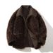 Men's Winter Fleece-Lined Casual Jacket With Stand Collar & Single Breasted - Lightweight Windproof Outerwear (Coffee, Khaki, Sizes M-5xl)_viptrois.com