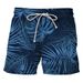Premium Products Summer Men's Beach 5-point Swimming Pants, 3D Printed Oversized Casual Shorts_viptrois.com