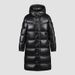 Hat Detachable Knee Length 2025 Winter New Zipper Pocket White Duck Down Warm Jacket Trendy_viptrois.com