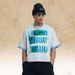 Double-sided Air-layer Short-sleeve Breathable Cool Men's Summer New Printed Letter Half-sleeve T-shirt_viptrois.com