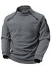 Men's Slim-Fit Zip-Up Hoodie - Lightweight Long Sleeve Pullover With Side Zipper (Gray, Black, Khaki, Olive, Navy)_viptrois.com