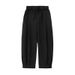 Men's Clothing Wide Leg Casual Pants For Men, New Style For Spring And Summer, Pleated Design, Scimitar Pants, Textured Trendy Brand Sports Trousers_viptrois.com