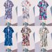 Men's Clothing Print Shirt Beach Big Pants Sunscreen Thin Suit Ice Silk Short Sleeved Shirt_viptrois.com