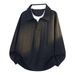 Oversized Layered Collar Sweatshirt For Men, Casual Long Sleeve Pullover, Streetwear Fashion For Spring & Autumn_viptrois.com