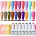 Arte Clavo 20Pcs 15ML Color Gel Nail Polish Set Semi Permanent Soak Off UV Gel Varnish Nail Base Top Coat Art Manicure Kit_viptrois.com