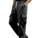 Men's Retro Corduroy Work Pants - Relaxed Fit, Wide Leg, Casual & Streetwear, Breathable & Wrinkle-Free (Grey/Black/Navy/Army Green/Khaki, S-Xxxl)_viptrois.com