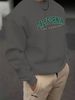 Men's Loose Casual Fashion Classic California Letter Pattern Printed Round Neck Long Sleeved Sportswear For Autumn And Winter_viptrois.com