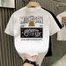 Men's Clothing Pure Cotton Printed Short Sleeved Casual Round Neck T Shirt_viptrois.com