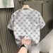 Men's Clothing Round Neck Casual Digital Print Fashion Men's And Women's Couple Short Sleeved T Shirts_viptrois.com