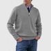 Autumn And Winter Men's Clothing In Europe And America, Large-sized Knitted Sweaters, Zipper Woolen Sweaters, Warm Base Layer Sweaters_viptrois.com