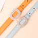 new fashion sweet girl belt women's light luxury high-end versatile women's belt pearl buckle decorative jeans belt_viptrois.com