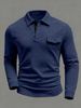 Breathable Checkered Polo Shirt – Button-Up Casual Top With Chest Pocket (Relaxed Fit For Work & Weekend)_viptrois.com