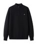 Men's Clothing Retro Heavy Knitted Sweater Winter Thick Lazy Style Half Zipper High Collar Coat Sweater_viptrois.com