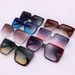 Men's Sunglasses Women's Fashion Sunglasses Trend Travel Large Frame Men's Big Brand Personality Leg Square Sunglasses_viptrois.com