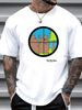 80s The Fars Side Comic Strip Gary Larson Funny Bear Hunting T Shirt Medium Streetwear Top For Everyday Wear Versatile Slightly Casual Fashion_viptrois.com