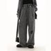 Men's Clothing New Autumn And Winter Ripped Cotton Terry Sweatpants Men's Loose Straight Casual Sports Wide Leg Pants Cross Border American Trend_viptrois.com