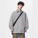 Retro Hong Kong Style American Fake Two-piece Sweater Polo Shirt Men's Spring And Autumn Loose Casual Plaid Lapel Long-sleeved Top_viptrois.com