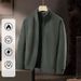 Fashion Casual Stand-up Collar Fleece Clothes Men's Spring And Autumn Thickened Fleece Thermal Sweater Youth Jacket Tide_viptrois.com
