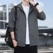 Men's Clothing Ice Silk Quick Dry Sun Protection Clothing Summer Men's Hooded Lightweight Jacket Outdoor Breathable Men's Outerwear Sun Protection_viptrois.com