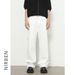 Nirben Jeans Versatile Casual Pants Semi Elastic Waist Merard Loose Straight Leg Trousers for Men And Women_viptrois.com