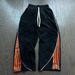 Men's Clothing autumn and winter high street hip hop trend casual contrast color men and women all match drawstring wide leg straight sweatpants_viptrois.com